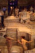 Sir Lawrence Alma-Tadema,OM.RA,RWS A Favourite Custom Spain oil painting artist